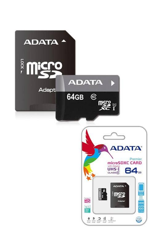 Adata 64GB Micro SD Memory Card