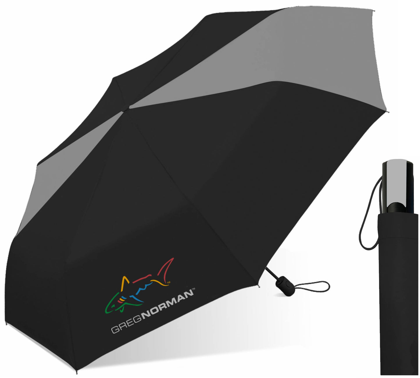 Greg Norman 42" Auto Windproof Super Mini Umbrella-Assorted