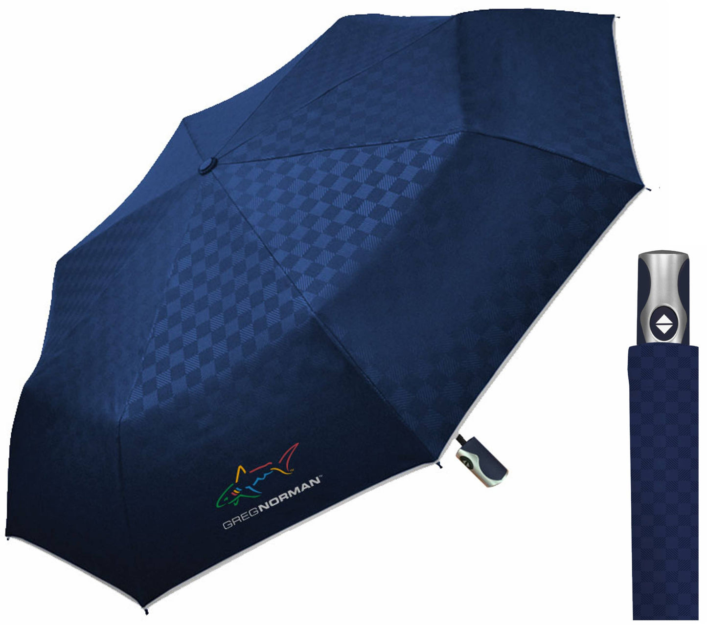 Greg Norman 42" Auto/Auto Windproof Mini Umbrella-Assorted
