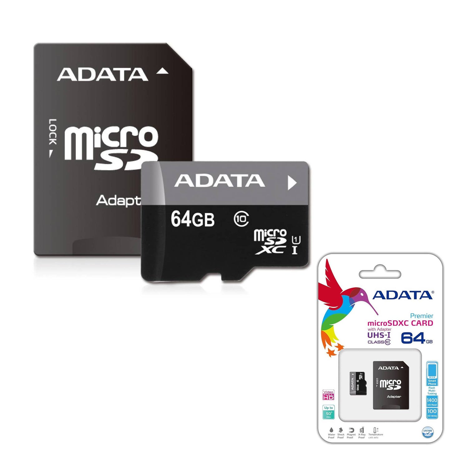 Adata 64GB SD Card AUSDX64GUICL