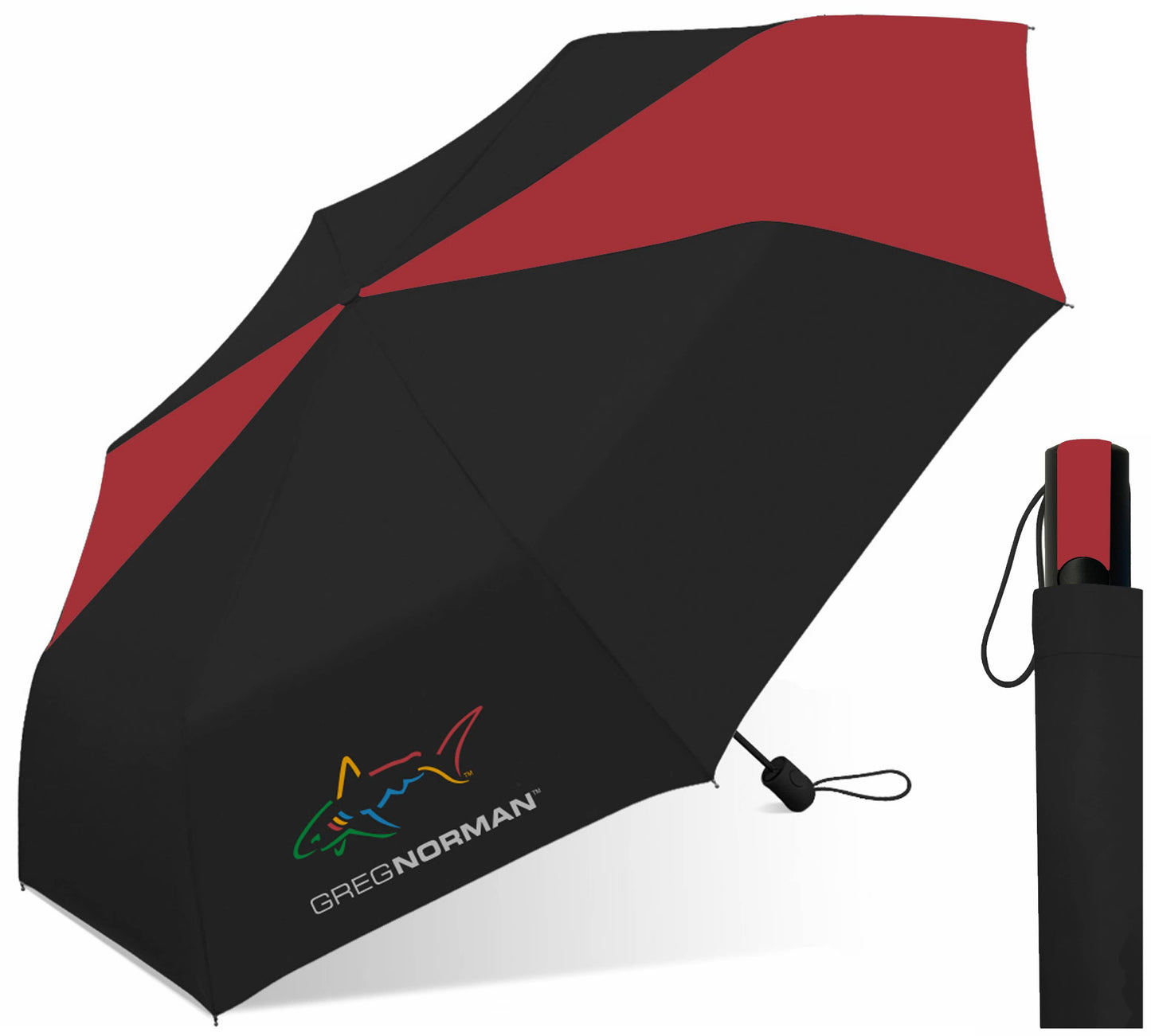 Greg Norman 42" Auto Windproof Super Mini Umbrella-Assorted