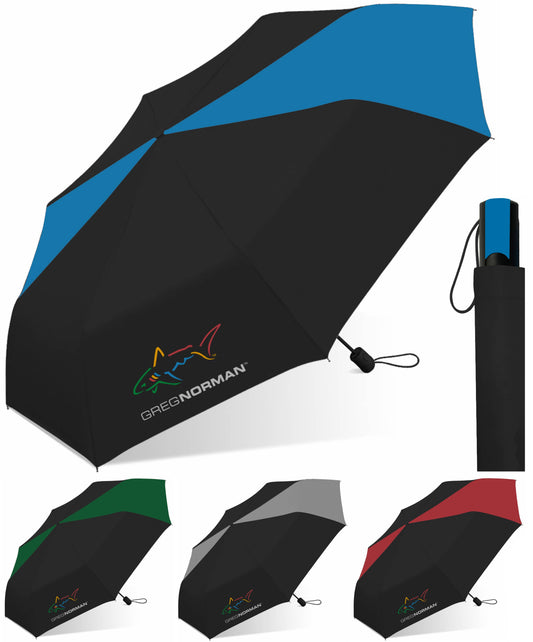 Greg Norman 42" Auto Windproof Super Mini Umbrella-Assorted
