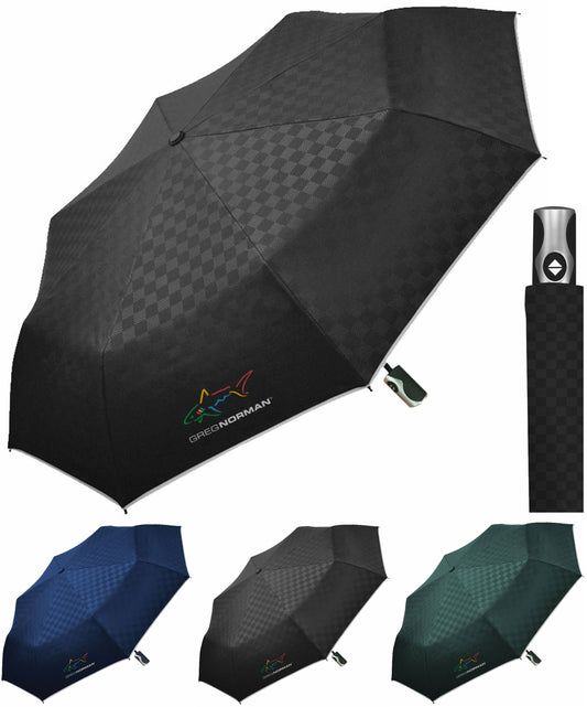 Greg Norman 42" Auto/Auto Windproof Mini Umbrella-Assorted